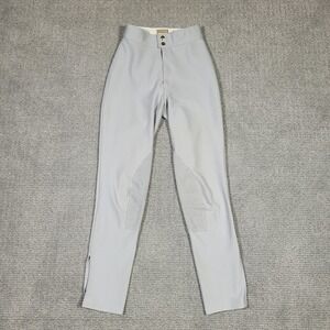 Vintage Breeks Horse Riding Breeches Pants Youth XS Gray USA Kids Equestrian